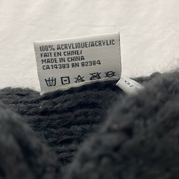 Aldo Women’s Black Knit Head Wrap with Front Bow - Size 0/S - Picture 3 of 3